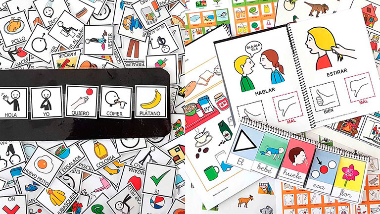 pictogramas y tarjetas para niños con autismo y TEA