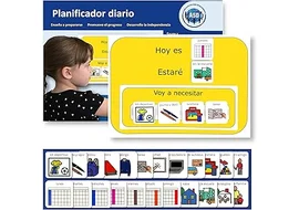 agenda visual de rutinas con pictogramas para autismo