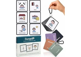 llavero de pictogramas de rutinas y emociones para autismo