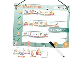 planificador diario magnetico para ninos