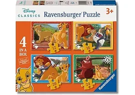 4 puzles de El Rey Leon Ravensburger
